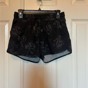 Kyodan Black Floral Women's Athletic Shorts